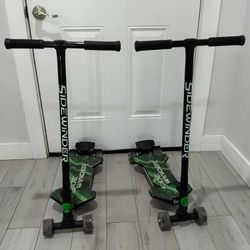 2 Kid Scooter With Lights $25 Each