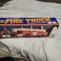 1995 Collector's Edition Aerial Tower Fire Truck From Sunoco Series 2
