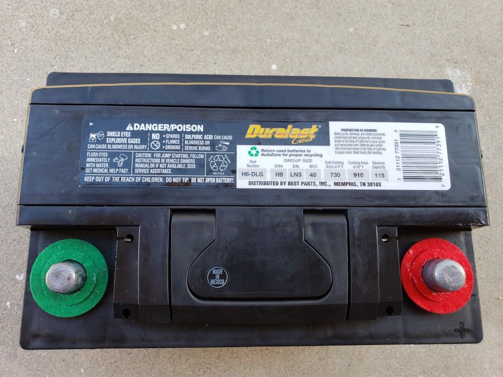 Duralast Gold Battery H6-DLG