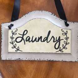 Laundry Sign