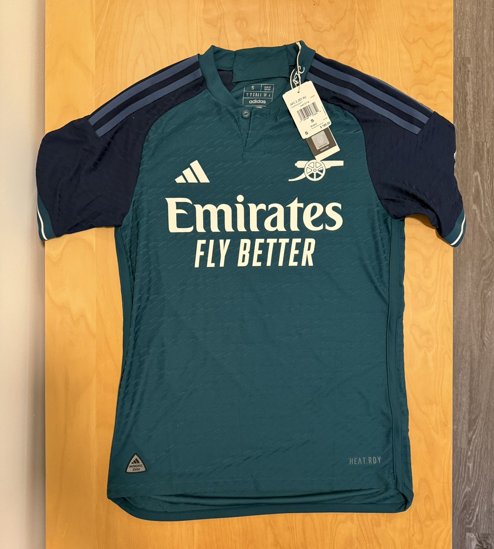 Arsenal 23/24 Authentic Third Shirt Men S - Saliba