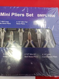 Blue point Snap On 10 PC Mini Pliers Set