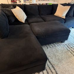 Black Sectional Sofa