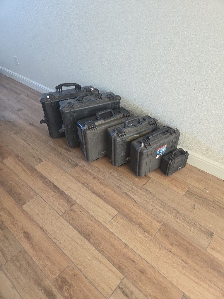 Mixed Sizes Pelican Cases