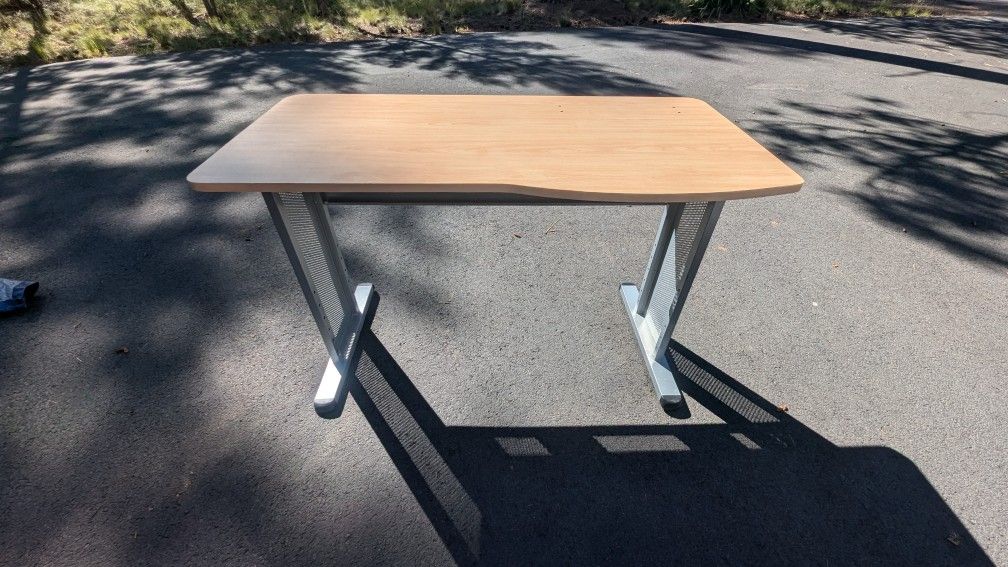 Computer Desk W/ Black Roller Chair