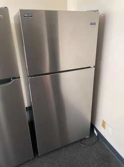 Deal: Maytag Stainless Top Mount Refrigerator — Delivery Available