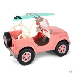 Our Generation Pink Jeep 