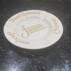 Vintage ashtray from Chicago restaurant and hotel