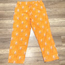 Tony Stewart Orange Nascar Winners Circle Home Depot Racing Pajama Pants Mens XL