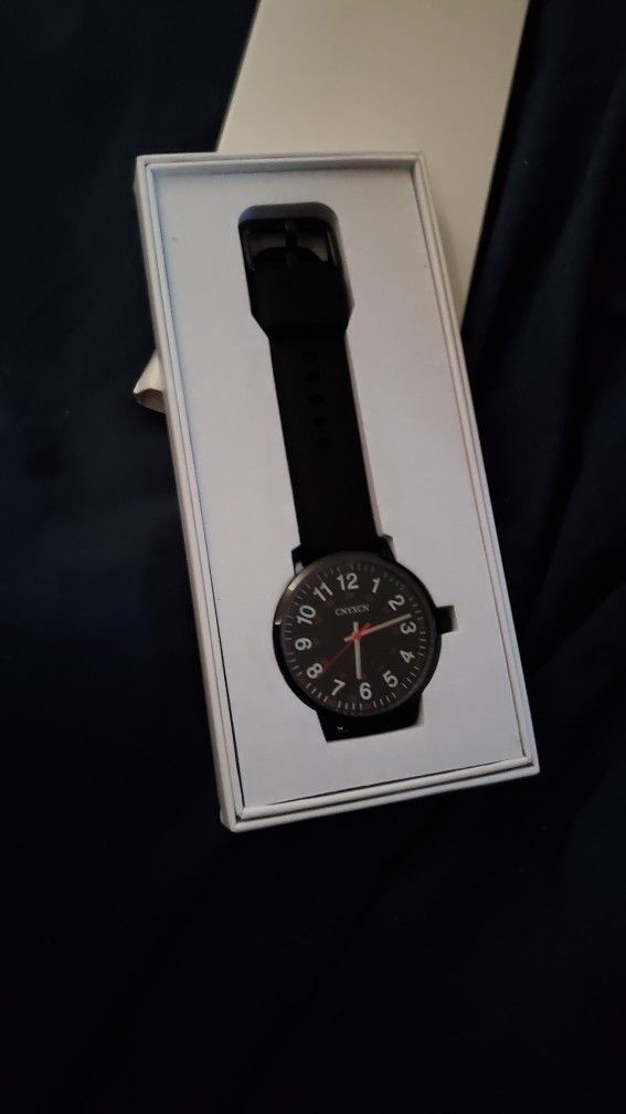 CNYXCN NURSES WATCH (NEW) NEVER WORN 12/24 HOUR- SECOND HAND