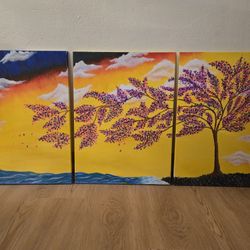 Hand Painted Wall Art