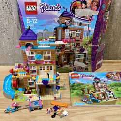 LEGO Friends 41340 Friendship House / Dollhouse Slide Bike Dog Pulley System