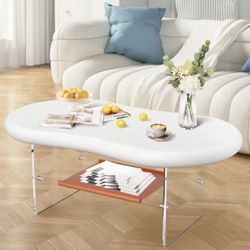 Cloud Coffee Table, Modern Coffee Table for Living Room
