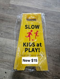 Children At Play Signs New