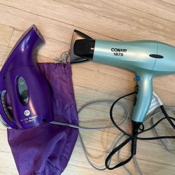 Clothes steamer & blow dryer 