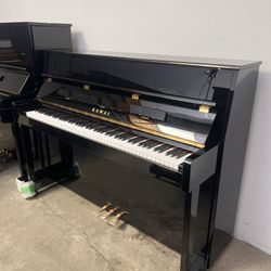 2014 KAWAI KB15J Black Upright Piano. 1 YEAR FREE WARRANTY