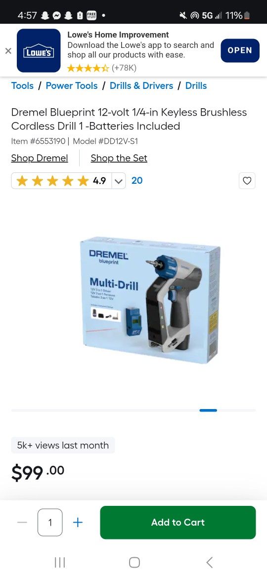 Dremel Multi Drill