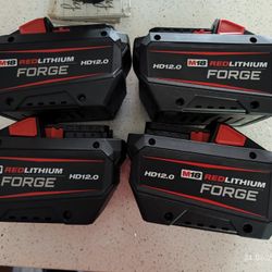 4x12.0 Milwaukee Battery M18 Forge 