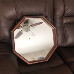 Wooden mirror