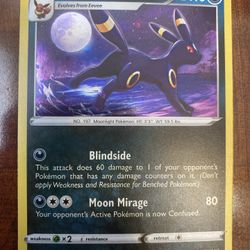 Pokemon Umbreon SWSH129 Black Star Promo Holo  NM 