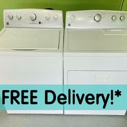 Kenmore washer and gas dryer Set