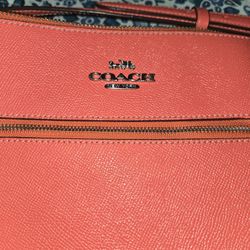 Coral Coach Bag