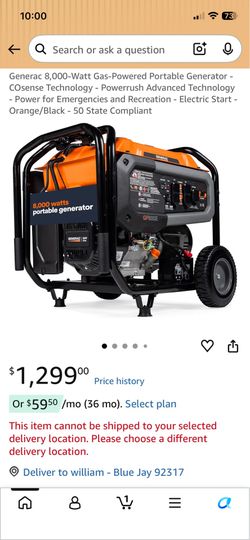 Generac GP 8000 E