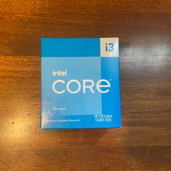 Intel - Core i3-13100f 13th Gen 4-Core 12MB Cache, 3.4 to 4.5 GHz Desktop Processor CPU