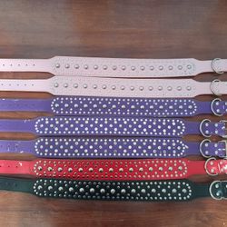 Large Leather Collars