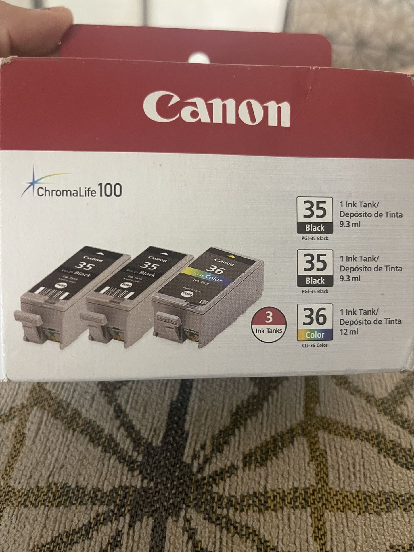 Cannon  35 And 36 Combo Ink