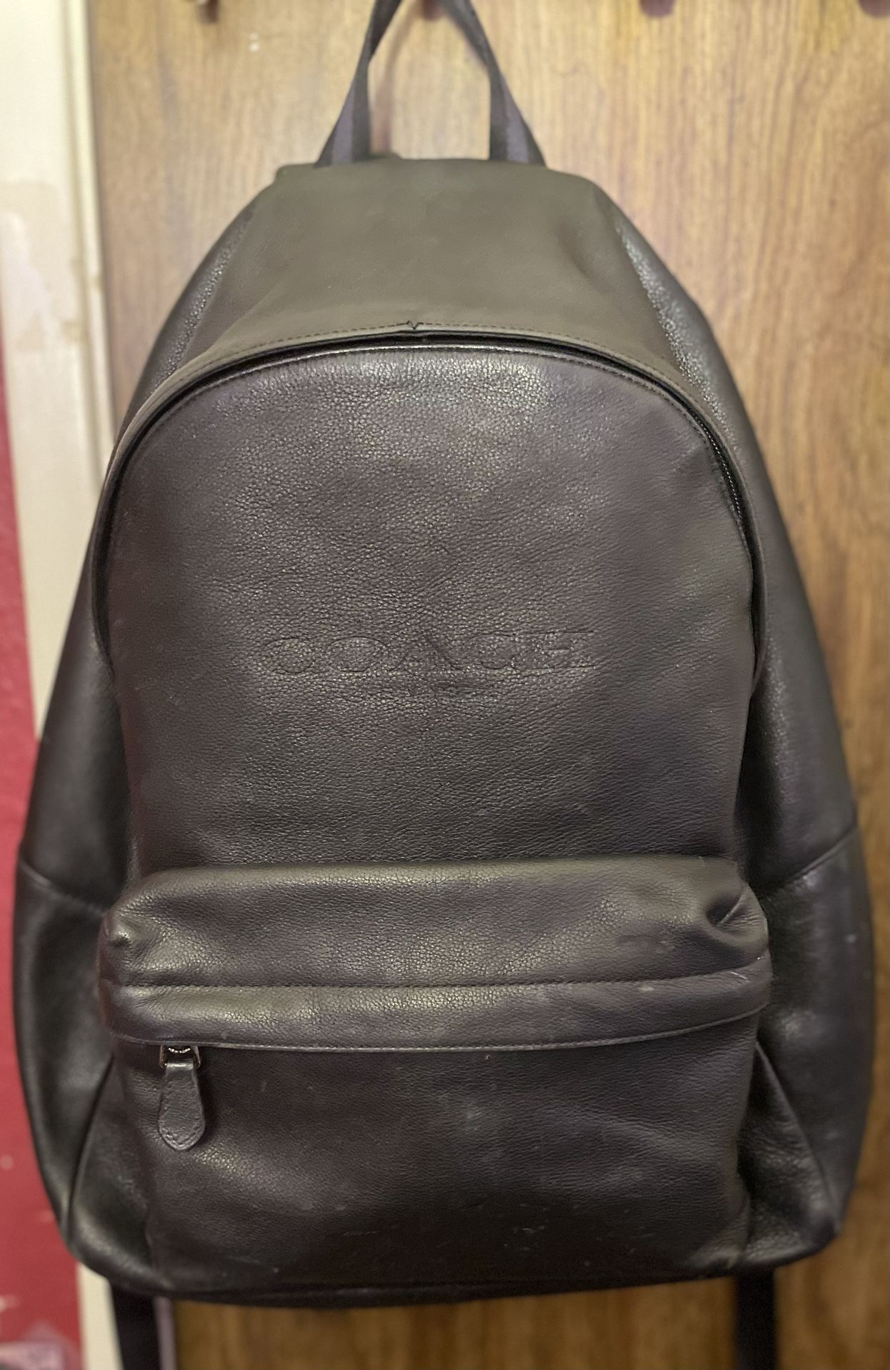 CoCharter Backpack in Refined Pebbleod I Leather, Black, GREAT CONDITIONee