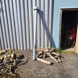 7ft (5'+2') Duravent 4 Inch ID Double Wall Chimney And Cap