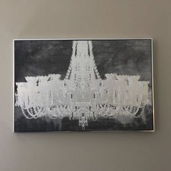 Chandelier picture frame