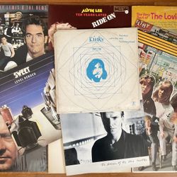 Lot Of 34 Classic Rock Vinyl Albums