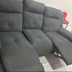 Grey Couch(recliners)
