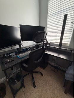 L shaped desk