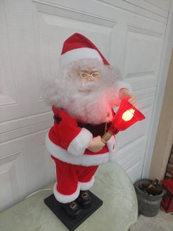 Vintage animated Santa