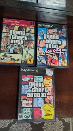 GTA  Trilogy PS2 – III, Vice City, San Andreas