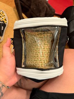 Pet carrier breathable and clear