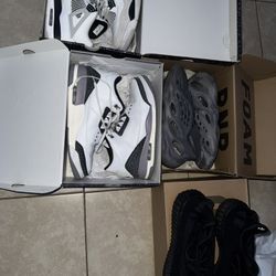 Yeezy’s & Jordans 3 &4.