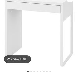 IKEA Micke Desk, White, 28 3/4x19 5/8 "