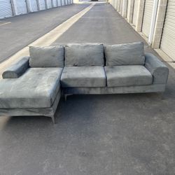 Gray Couch Sectional FREE DELIVERY 