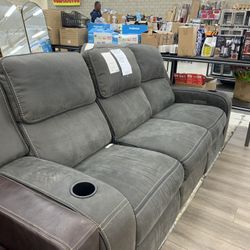 Matteus Fabric Power Reclining Sofa