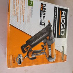 Rigid 15 Gauge Angle Finish Nailer-New In Box
