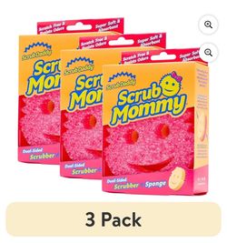 Scrub Daddy Scrub Mommy Dual-Sided Scrubber Sponge 3 Pack