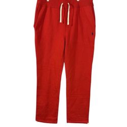 Red Ralph Lauren Sweatpants Loose fit