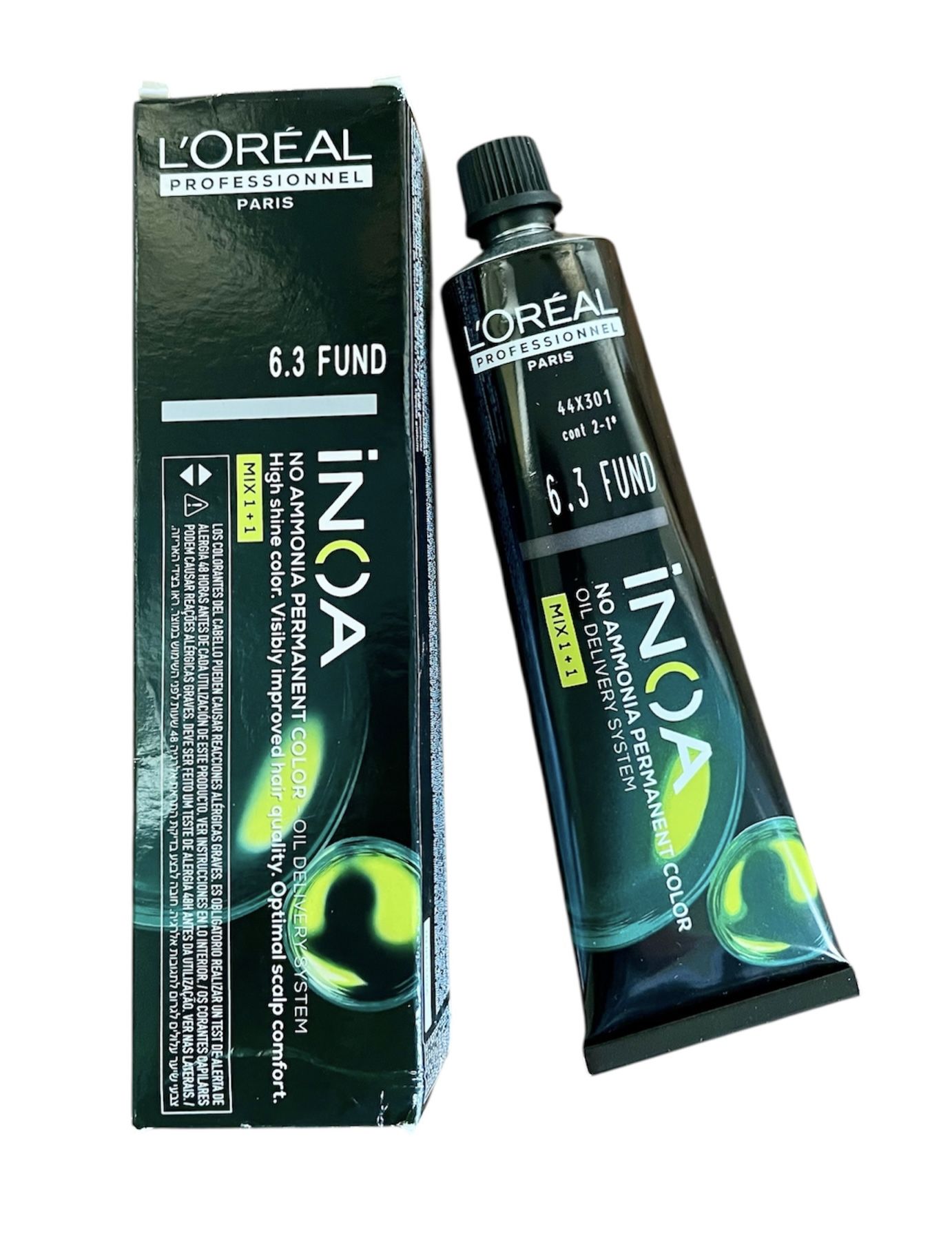 L'OREAL INÓA Ammonia-Free Permanent Hair Color 60g (2.1 OZ) – Color 6.3 