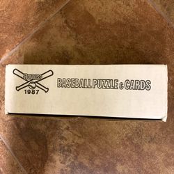 1987 Donruss Factory Sealed Baseball Card Set. 