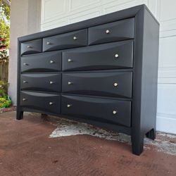 9 Drawer Dresser Freshly Refinished 