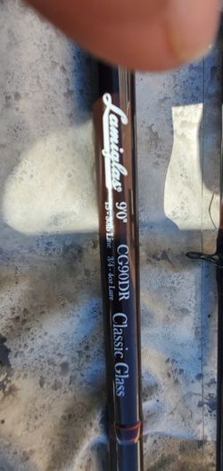Lamiglas 9' CG90DR Fishing Rod with Reel for Sale in San Antonio